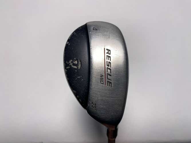 TaylorMade Rescue Mid 4 Hybrid 22* Ultralite Regular Graphite Mens RH