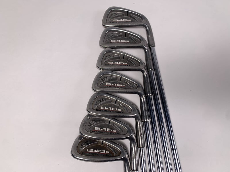 Tommy Armour 845 S Silver Scot Iron Set 4-PW Tour Step Regular Steel Mens RH