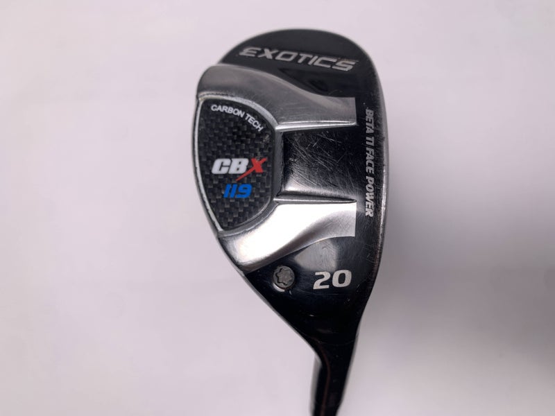 Tour Edge Exotics CBX 119 Hybrid 20* Project X Even Flow 5.5 85g Regular Mens RH
