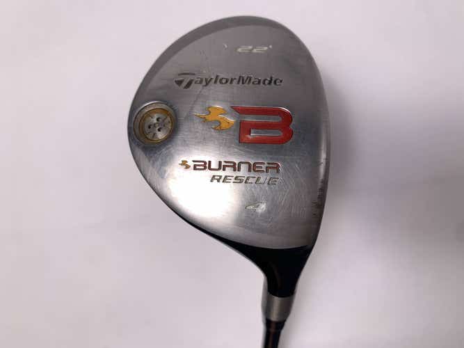 TaylorMade Burner Rescue 2008 4 Hybrid 22* REAX 60g Regular Graphite Mens RH