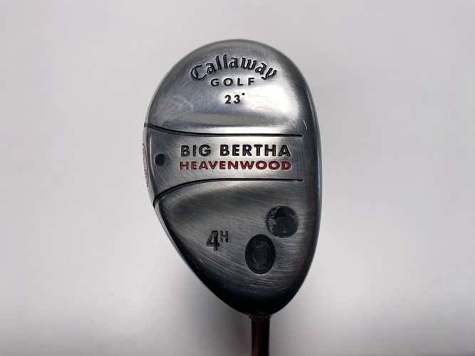 Callaway Big Bertha Heavenwood 4 Hybrid 23* RCH 75w Firm Graphite Mens RH