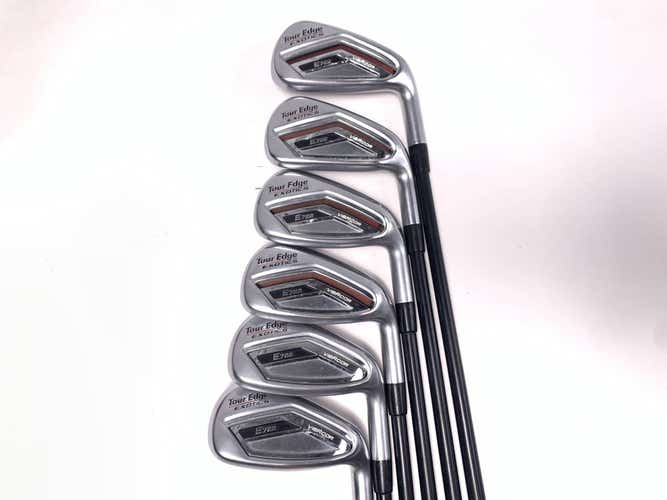 Tour Edge Exotics E722 Iron Set 6-PW+GW KBS Tour Graphite Iron 60 Mens RH
