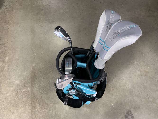 U.S. Kids Golf Lady Light AV1 Club Set 3W 4H 6 & 8 PW SW Putter JR RH HC +Bag