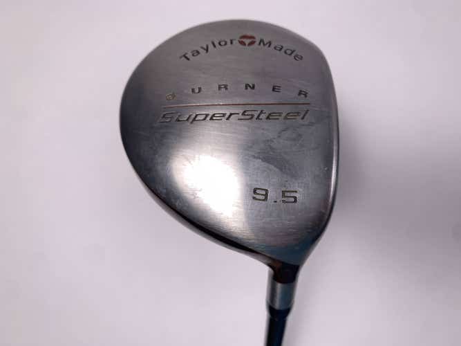 TaylorMade Supersteel Driver 9.5* Bubble R-80 80g Regular Graphite Mens RH