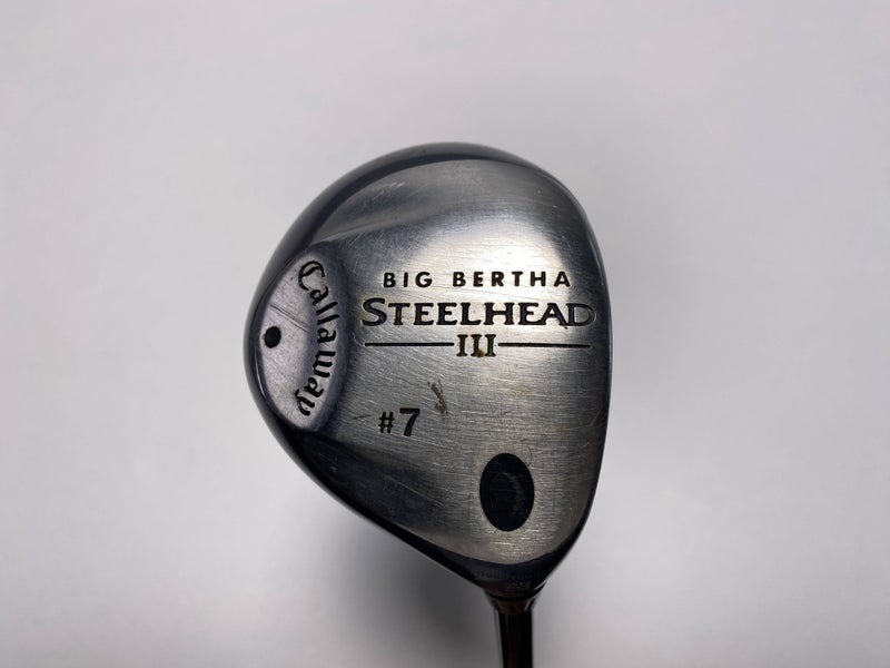 Callaway Steelhead III 7 Fairway Wood 21* Fujikura Vista Pro 60 Regular Mens RH