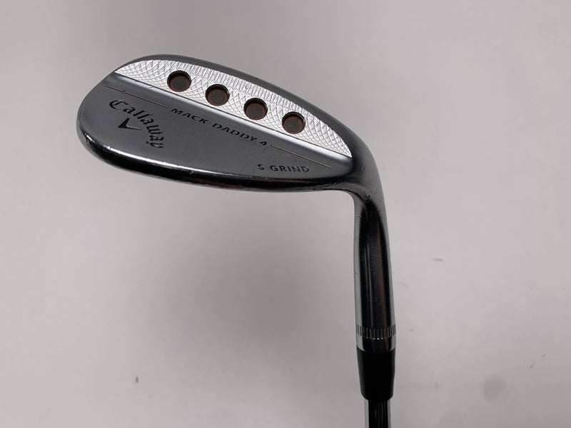 Callaway Mack Daddy 4 Chrome Lob Wedge LW 60* 10 S-Grind DG Wedge Steel Mens RH