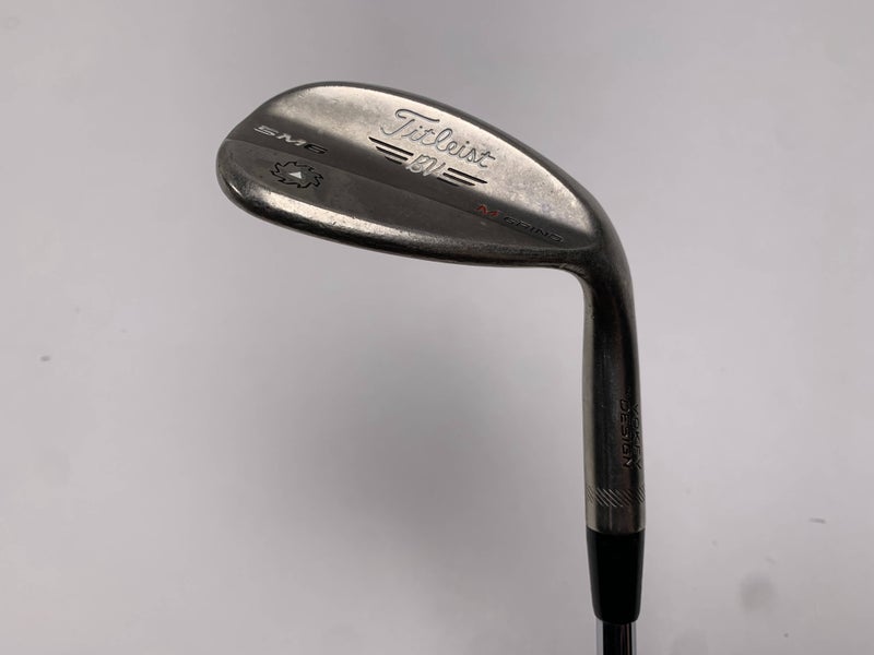 Titleist Vokey SM6 Steel Grey Lob Wedge LW 58* 8 M-Grind Wedge Steel Mens RH