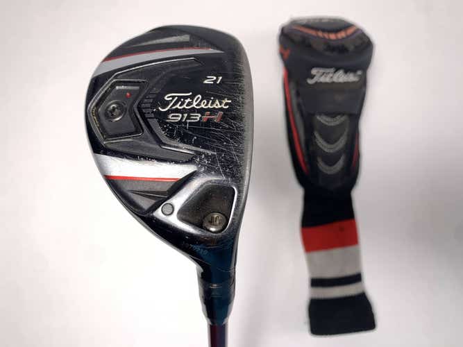 Titleist 913 H Hybrid 21* Mitsubishi Rayon Bassara 60HYB Hi Regular Mens RH HC