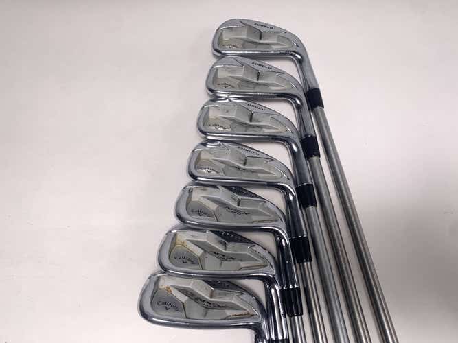 Callaway Apex Pro 19 Iron Set 4-PW KBS Tour C-Taper Stiff Plus RH +1/2''