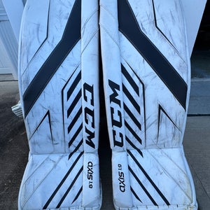 30" CCM Axis 1.9 Goalie Leg Pads (Used)