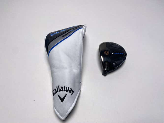 Callaway Paradym Ai Smoke TD 3HL Tour Issue Fairway Wood 16.5* HEAD ONLY LH HC
