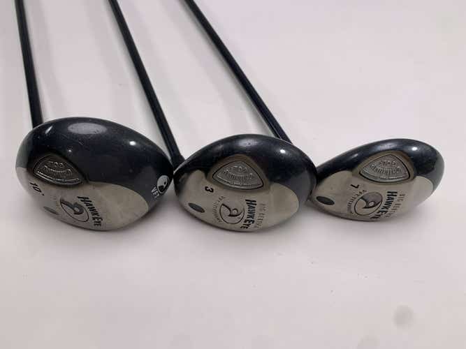 Callaway Hawkeye Wood Set Driver 3 7 | 10* 15* 21* Big Bertha System 60 Mens RH
