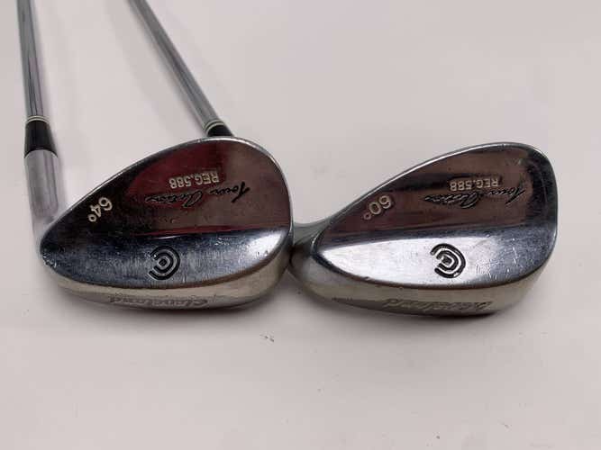 Cleveland 588 Wedge Set 60* 64* Wedge Steel Mens RH