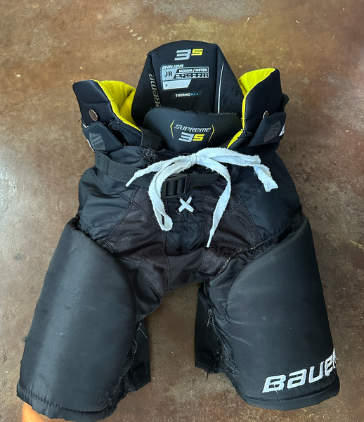 Junior Medium Bauer Supreme 3S Hockey Pants (Used)