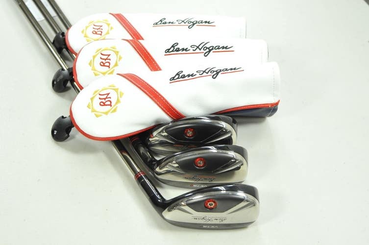 Ben Hogan VKTR 3, 4, 5 Hybrid Set Senior Flex Right Recoil F2 Graphite # 201286