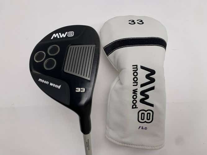 Moon Wood MW8 Fairway Wood 33* MoonWood MW8 75g Senior Graphite Mens RH HC