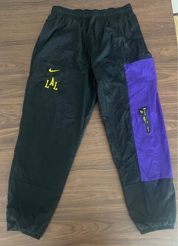 Nike Los Angeles Lakers City Edition Courtside NBA Pants DZ0034-010 Mens Size L