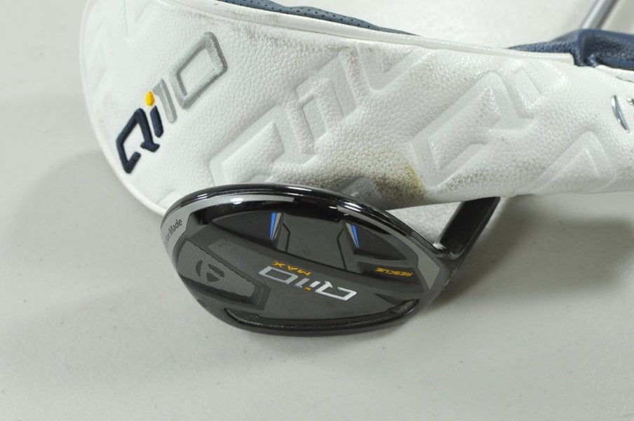 LEFT HANDED TaylorMade Qi10 Rescue 4-23* Hybrid Regular Flex Graphite #205462