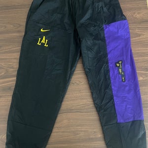 Nike Los Angeles Lakers City Edition Courtside NBA Pants DZ0034-010 Mens Size M