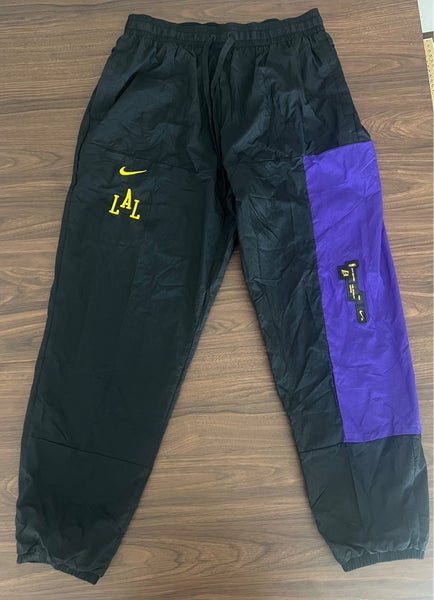 Nike Los Angeles Lakers City Edition Courtside NBA Pants DZ0034-010 Mens Size M