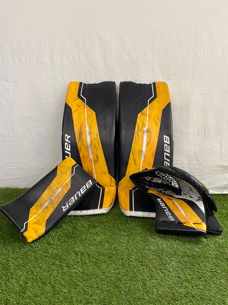 Black 32+" Senior XS Bauer Supreme Shadow Goalie Full Set Regular (Used)