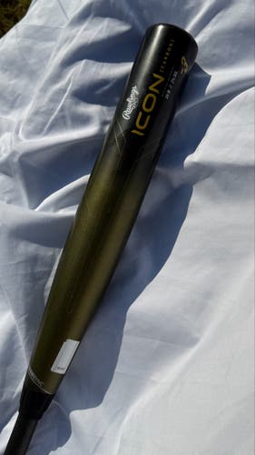 2023 Rawlings Icon Composite BBCOR Certified Bat (-3) 31 oz 34" (Used)