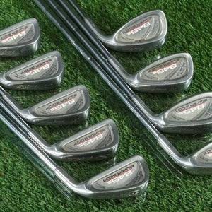 TOMMY ARMOUR SILVER SCOT 845S IRONS SET 3-PW, SW STIFF STEEL RH W/ NEW GRIPS!