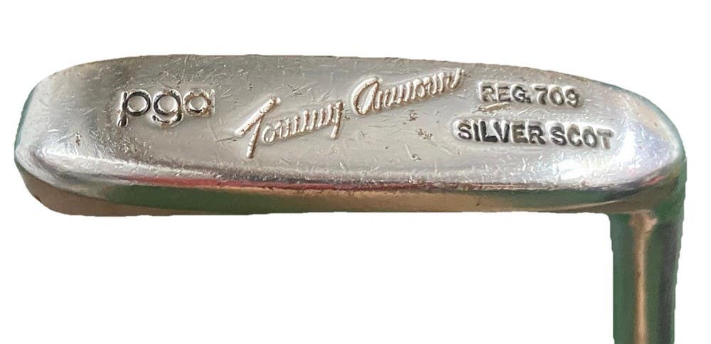 PGA Tommy Armour Silver Scot Reg 709 Napa Blade Putter RH Steel 34.5" Stock Grip