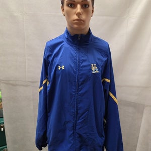 Team Issued Delaware Blue Hens Under Armour Full Zip Jacket XL NCAA
