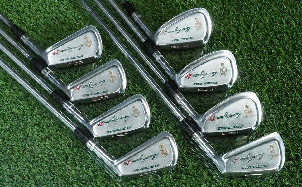 BEN HOGAN ONE PLUS 1970 IRONS SET 3-E 1+ APEX STEEL SHAFTS RIGHT RH ~ VINTAGE!!