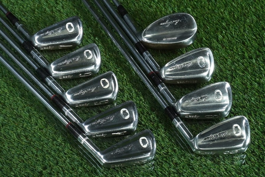 BEN HOGAN APEX II 1979 IRONS SET 3-E + SI SW STEEL SHAFTS RIGHT RH ~ VINTAGE!!