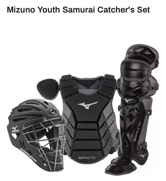 Mizuno Youth Samurai Catcher's Set Black/Grey
