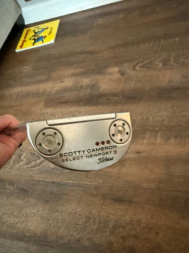 Silver Men's Scotty Cameron Select Newport 3 Mallet Left Hand Putter 34" (Used)