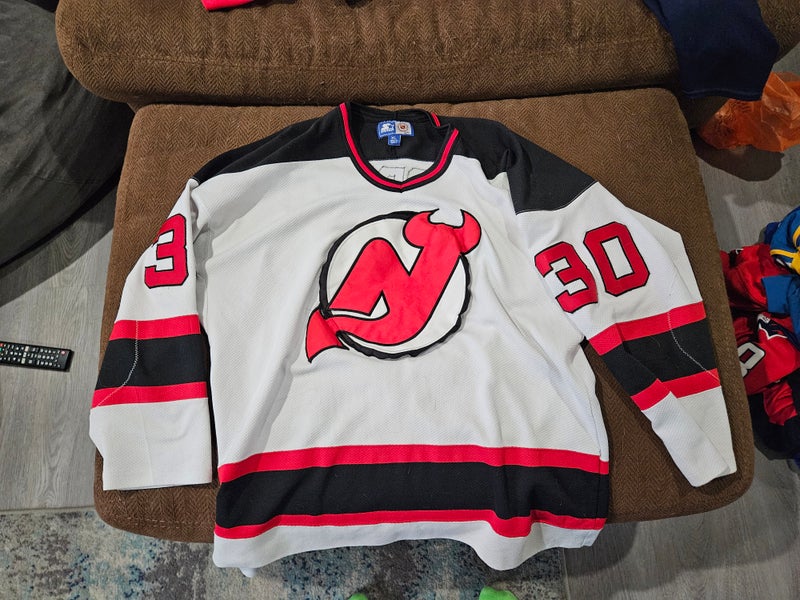 Brodeur Devils White XL Men's Starter Jersey (Used)