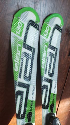 130cm Adult SKIS Elan Exar e-RISE w/ELAN ESP10 BINDINGS *USED* GOOD CONDITION/CLEANED