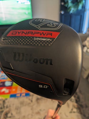 Men's Wilson Dynapwr Carbon Right Handed Driver Stiff Flex 9 Loft (Used)
