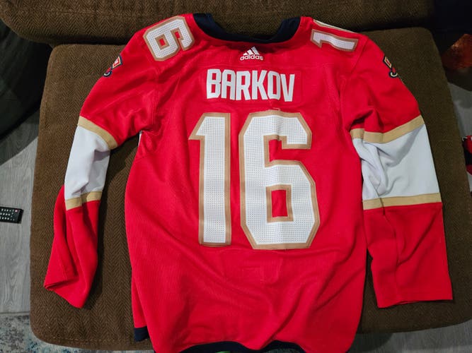 Florida Panthers Aleksander Barkov Jersey Size 50 Adidas Jersey