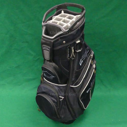 Sun Mountain C-130 Black/Navy 14-Way Golf Cart Bag w/ Raincover
