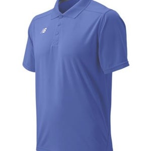 NEW New Balance Tech Performance Polo Shirt, True Royal, Men's Large