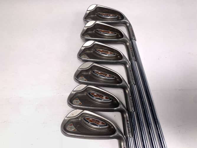Ping G10 Iron Set 5-PW Maroon Dot 5* Up AWT Regular Steel Mens RH +1''
