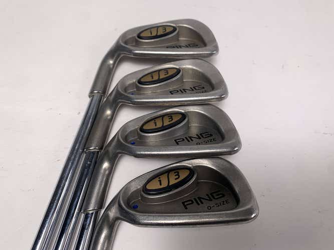 Ping i3 Oversize Iron Set 6-9 Blue Dot 1* Up Cushin JZ Regular Steel Mens LH