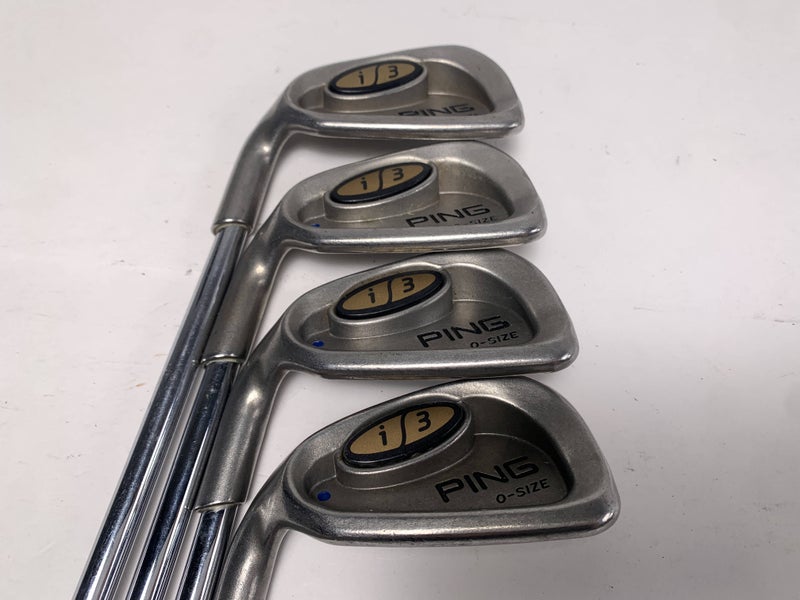 Ping i3 Oversize Iron Set 6-9 Blue Dot 1* Up Cushin JZ Regular Steel Mens LH