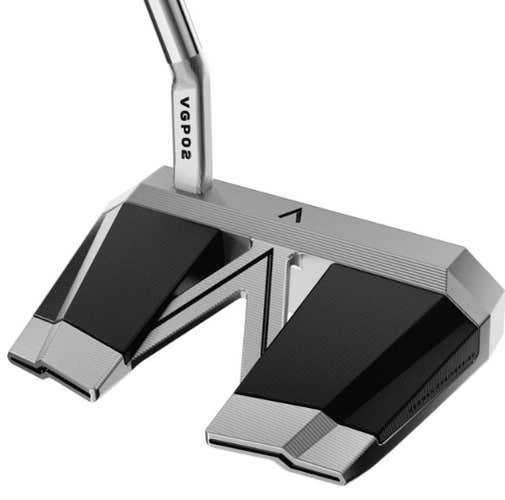 Vice Golf VGP02 Shadow Silver Milled Putter (Mallet, Short Slant) 2025 NEW