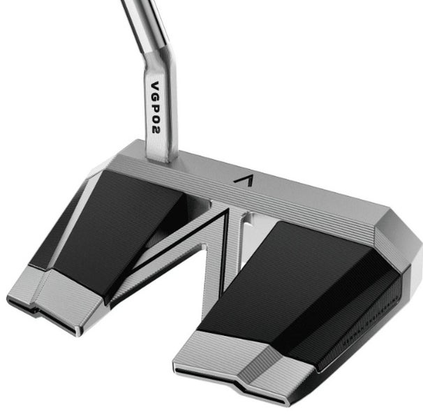 Vice Golf VGP02 Shadow Silver Milled Putter (Mallet, Short Slant) 2025 NEW