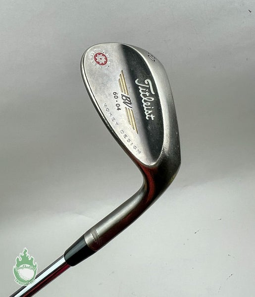 RH Titleist Vokey Design Spin Milled 60*-04 Wedge Flex Steel Golf Club CPx Grip