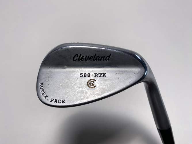 Cleveland 588 RTX Satin Chrome Gap Wedge GW 52* 10 DG Wedge Steel Mens RH