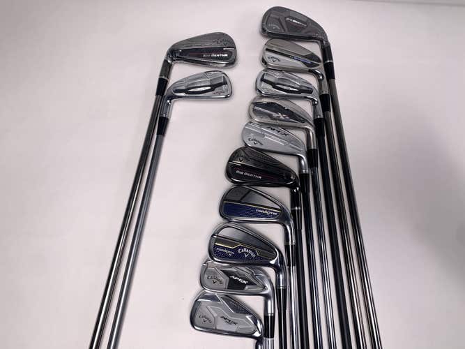Callaway Fitting Iron Lot Golf Club Wholesale Lot of 12 irons