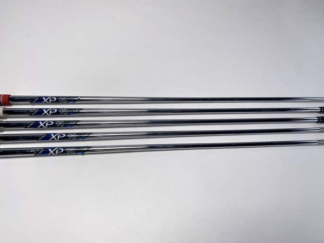 True Temper XP 95 ST15 S300 Stiff Iron Set 5 Shafts 35''-37.25''- Pull 0.37