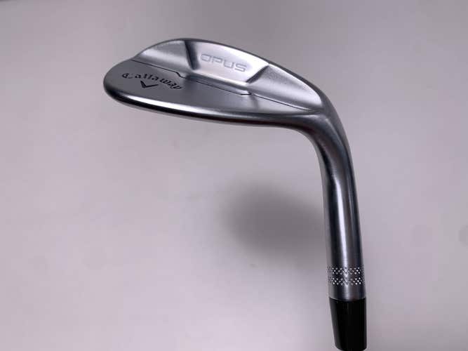 Callaway Opus Brushed Chrome Lob Wedge LW 58* 12 DG Mid Wedge Steel Mens RH NEW
