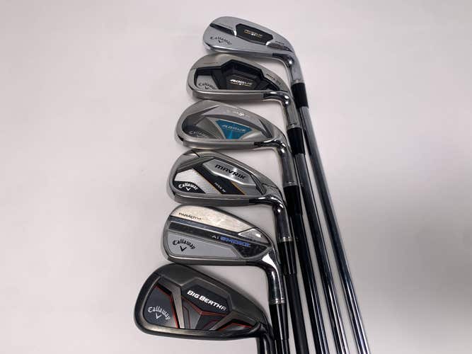 Callaway Fitting Irons Golf Club Wholesale Lot of 6 irons